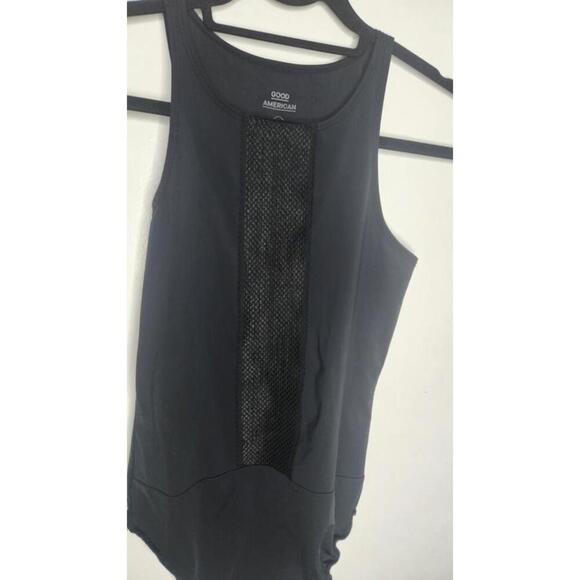 Good American The Peek-A-Boo Tank Bodysuit Women Size 2 - Picture 3 of 9